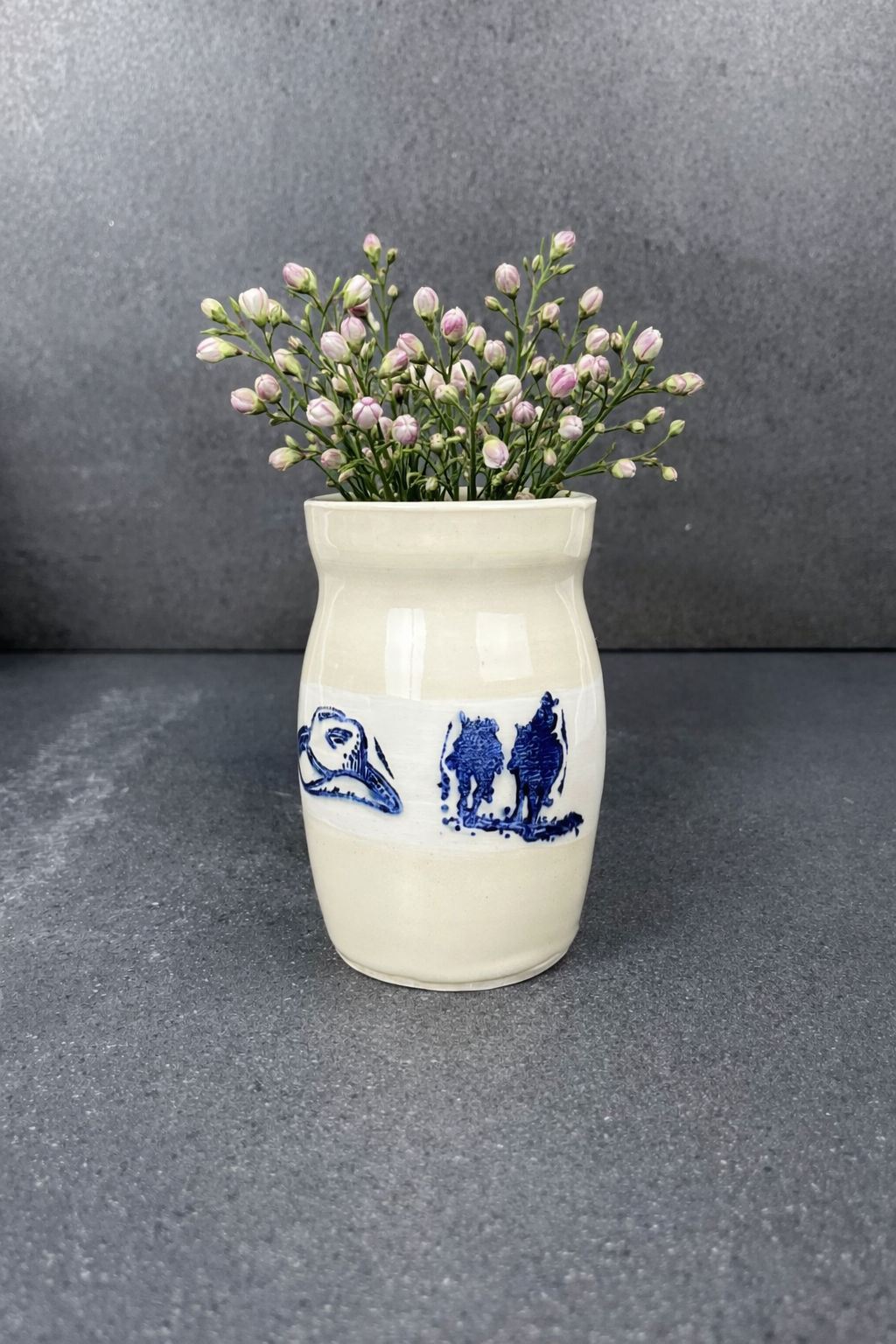 “Travel On” Bud Vase
