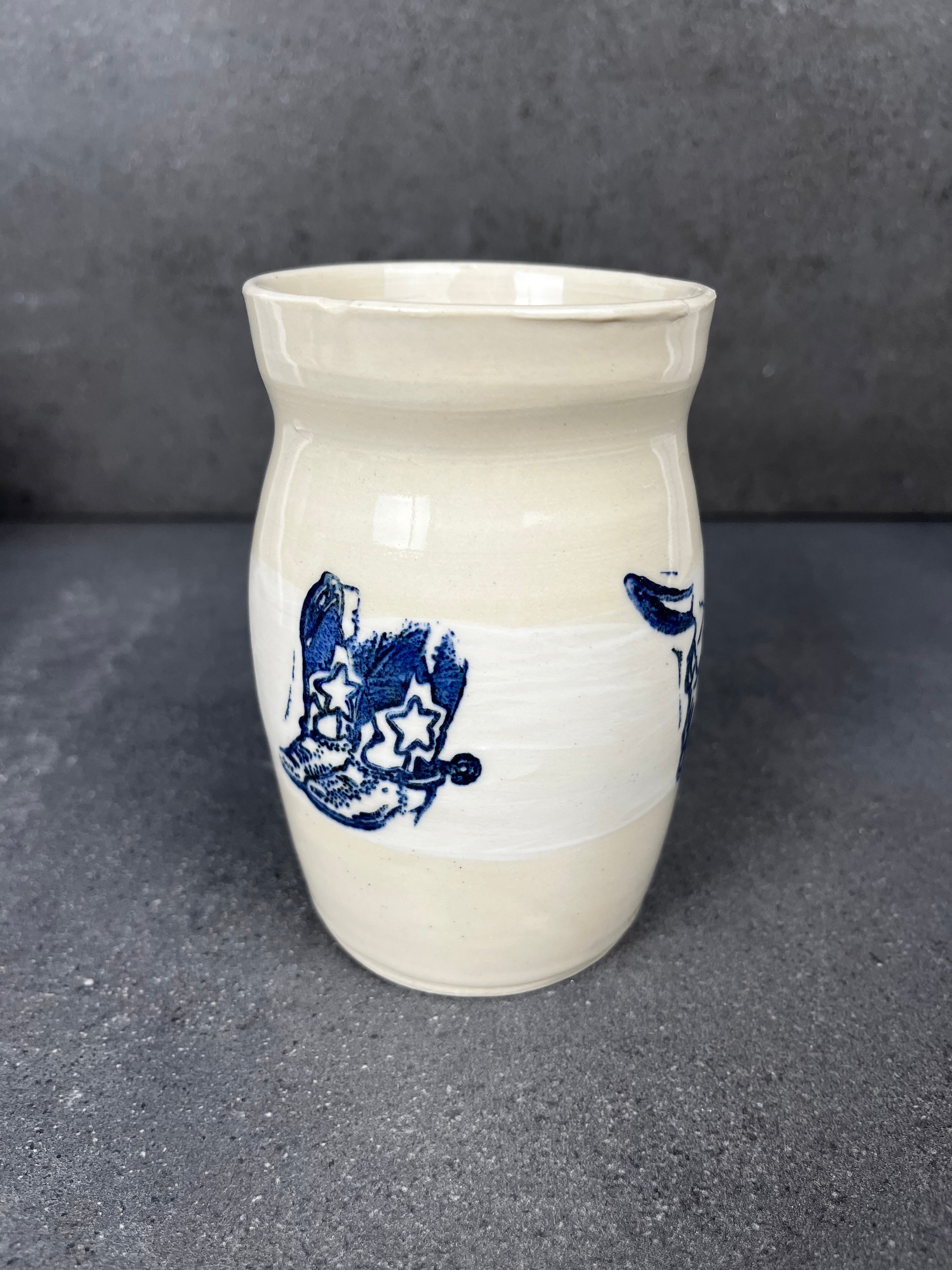 “Travel On” Bud Vase