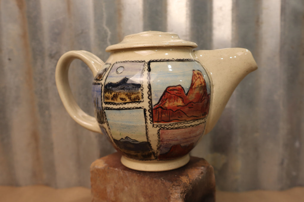 Western Stamp Teapot