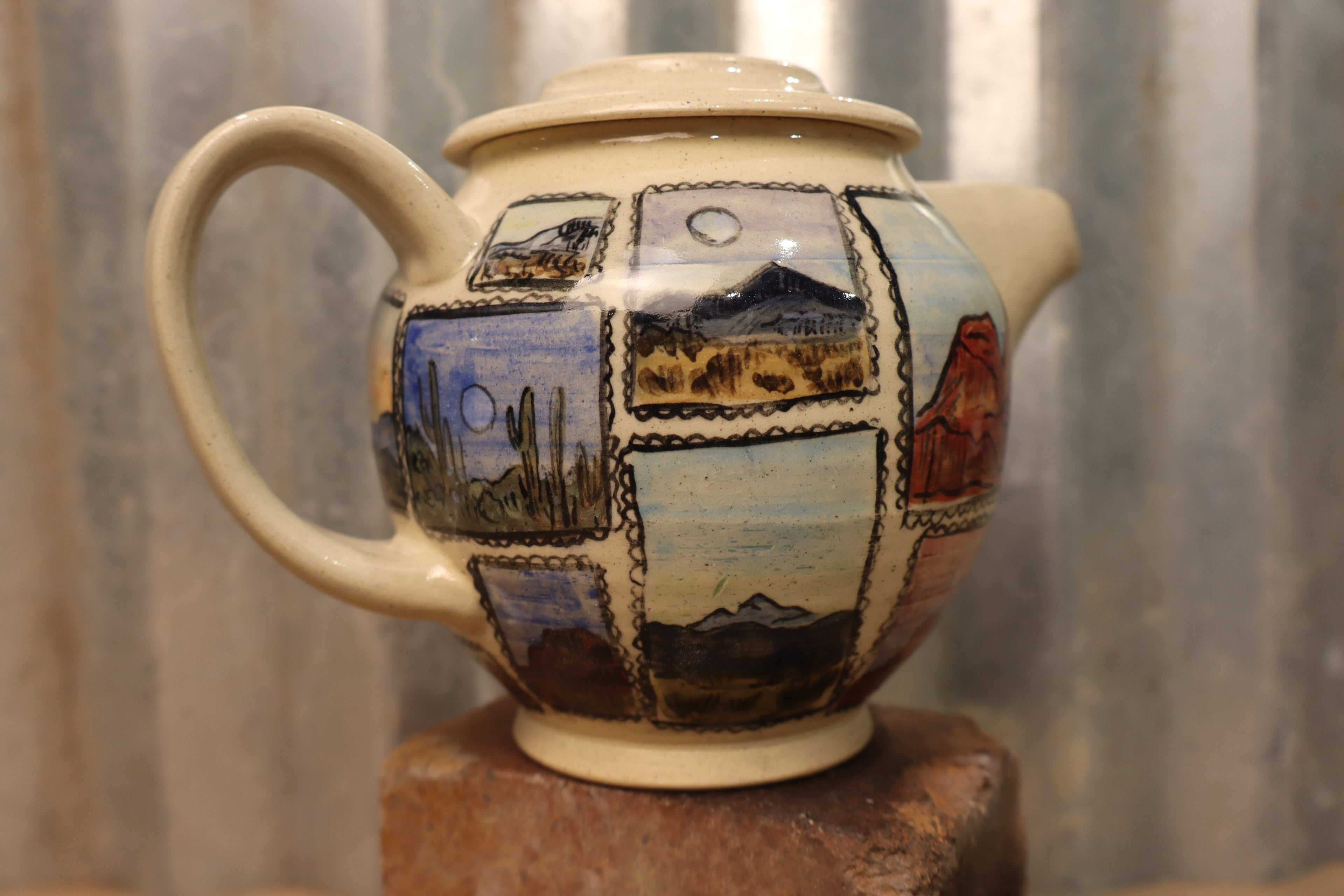 Western Stamp Teapot