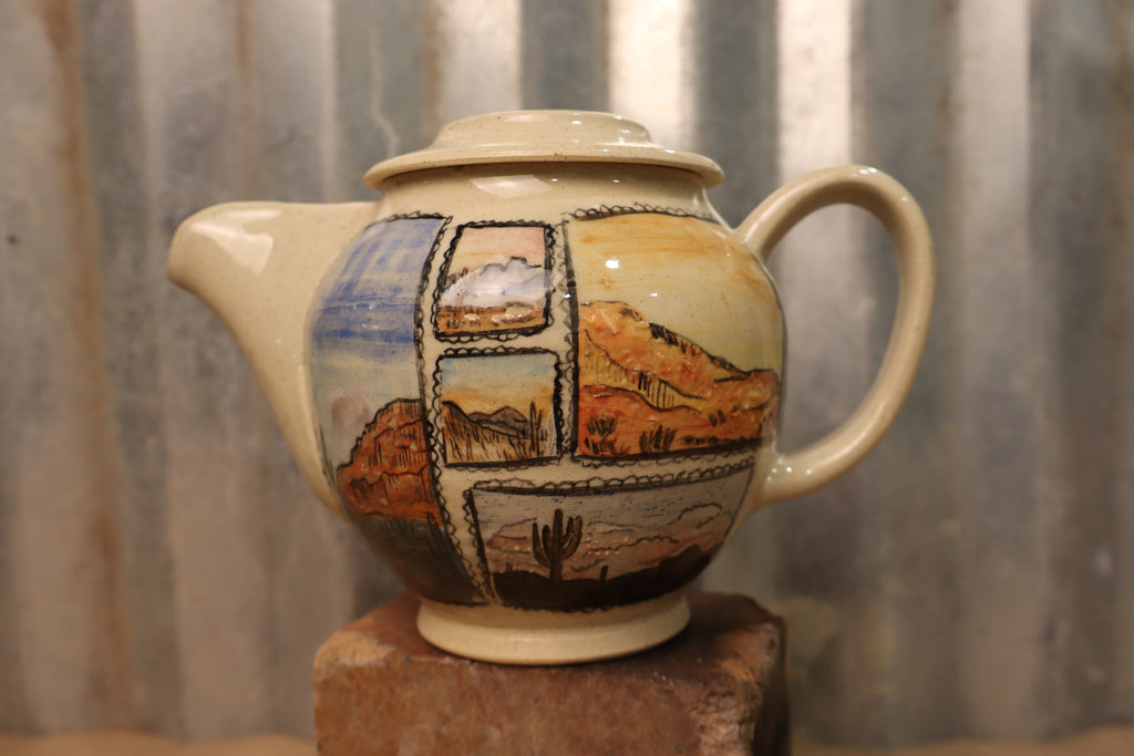 Western Stamp Teapot