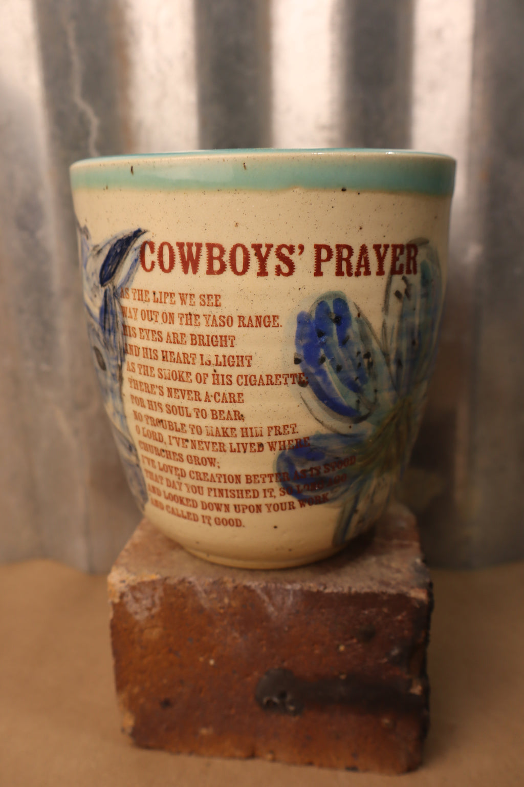 Blue Appaloosa Vase