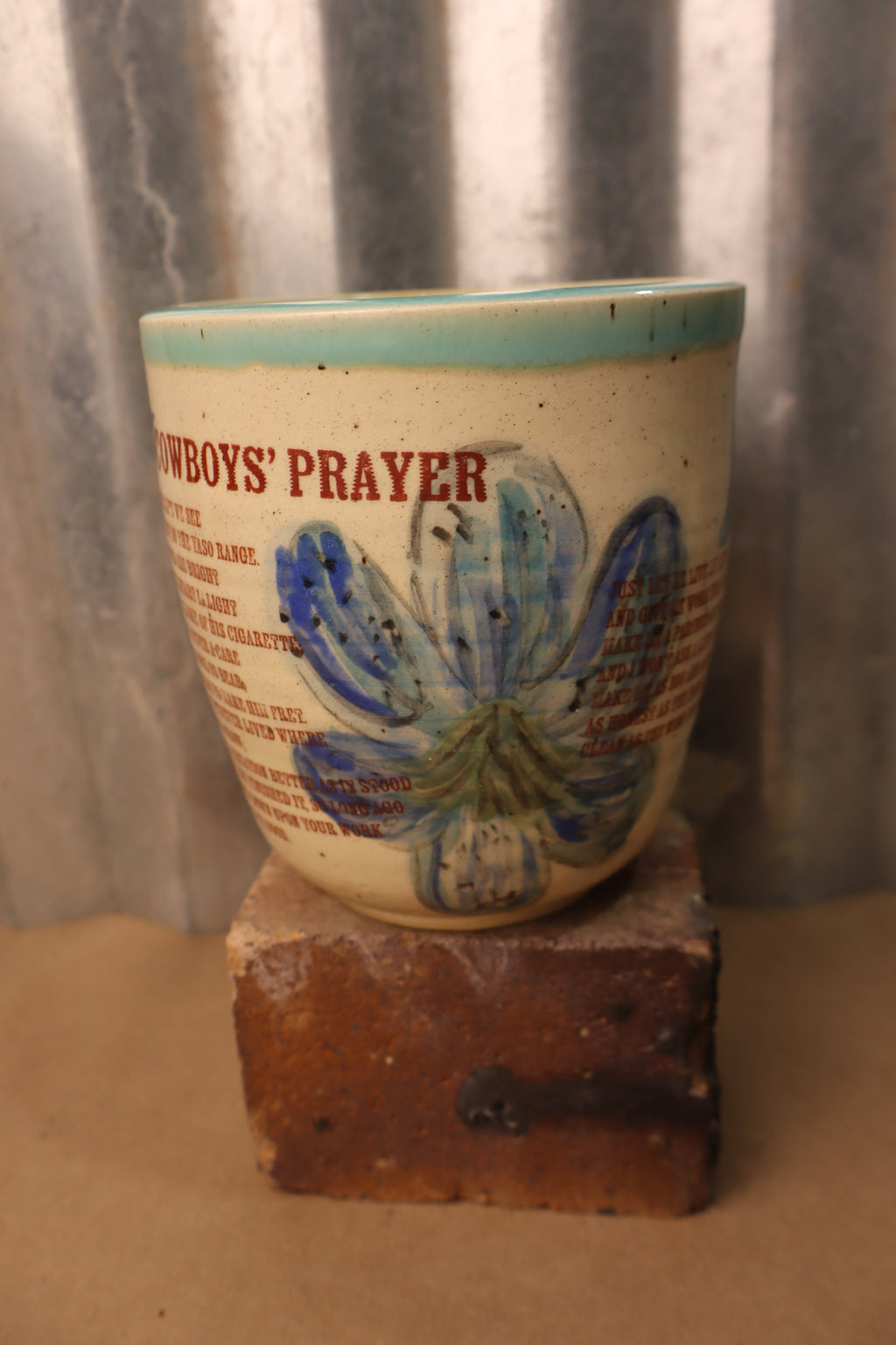 Blue Appaloosa Vase
