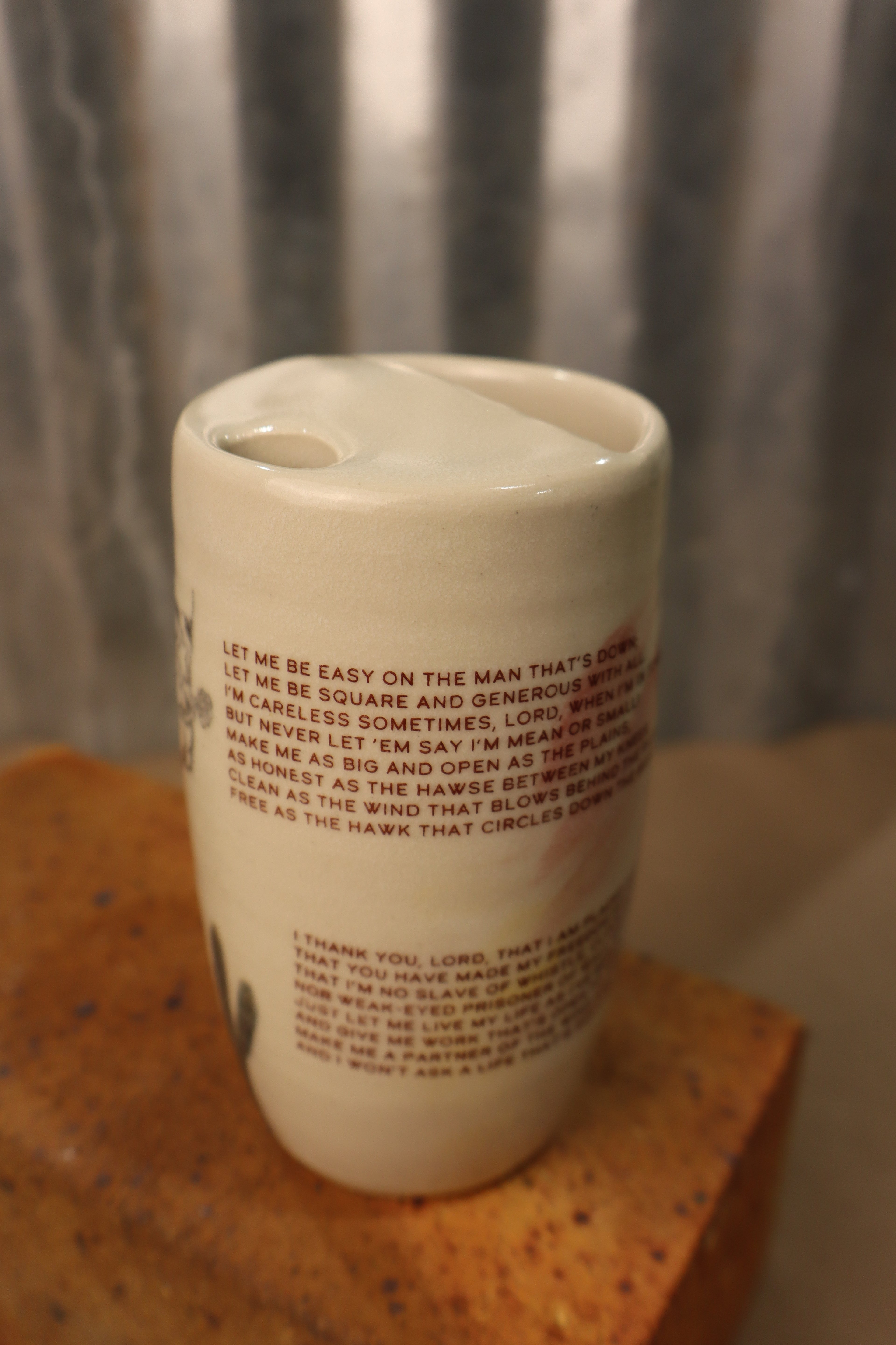 Cowboy Prayer Travel Mug
