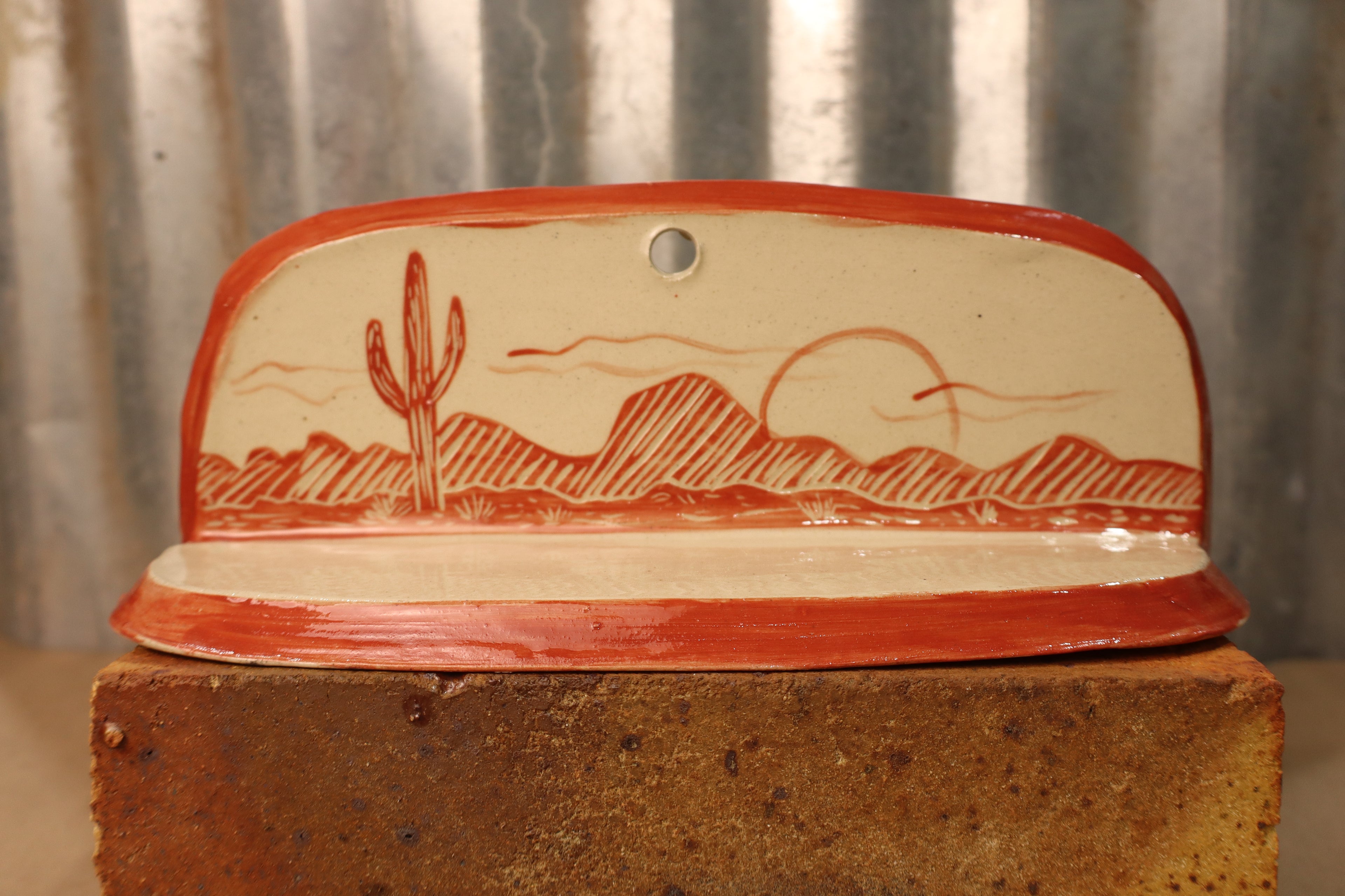 Red Sunset Wall Sconce