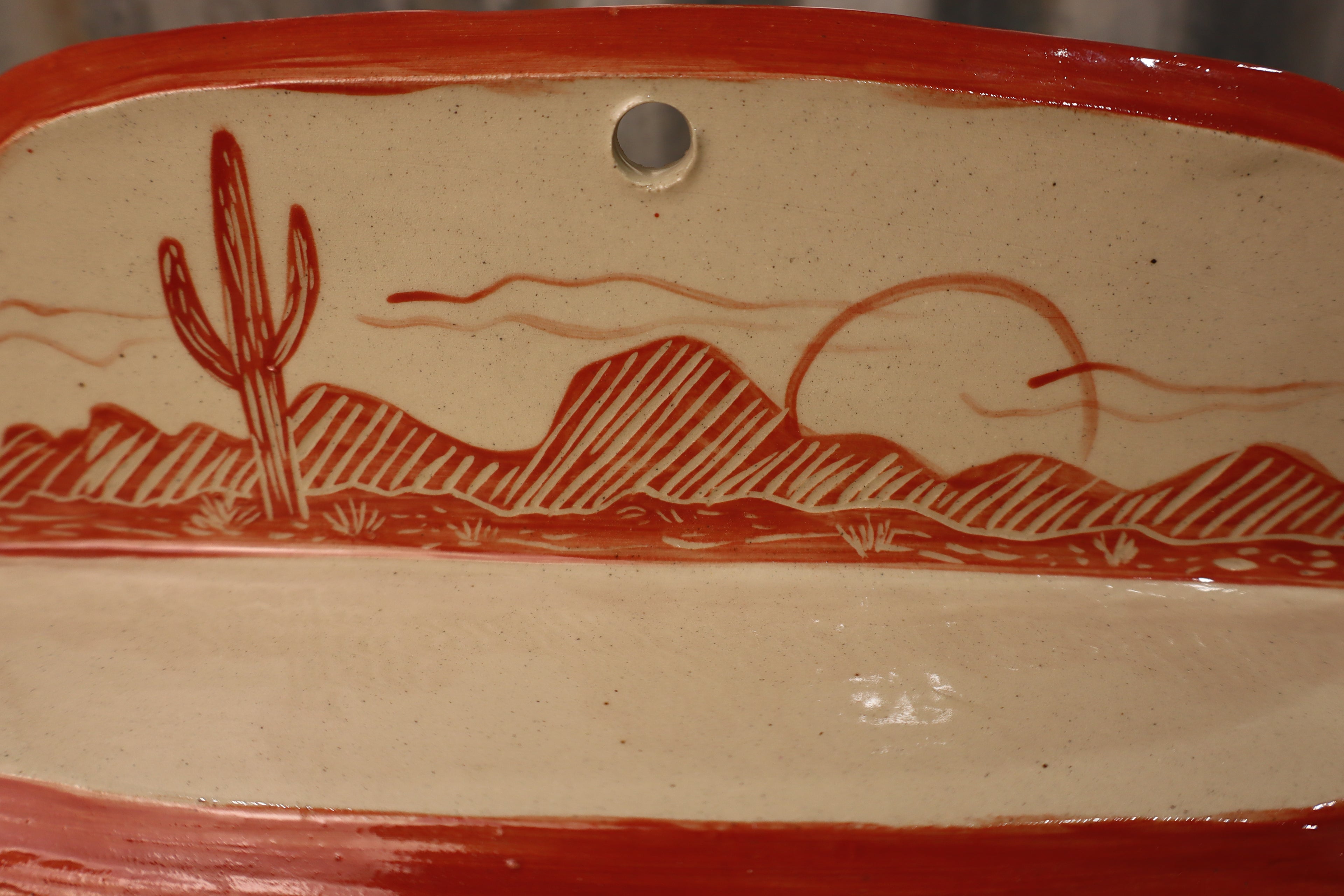 Red Sunset Wall Sconce