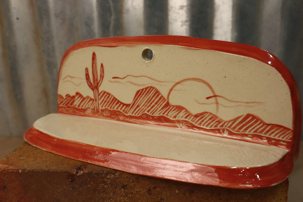 Red Sunset Wall Sconce