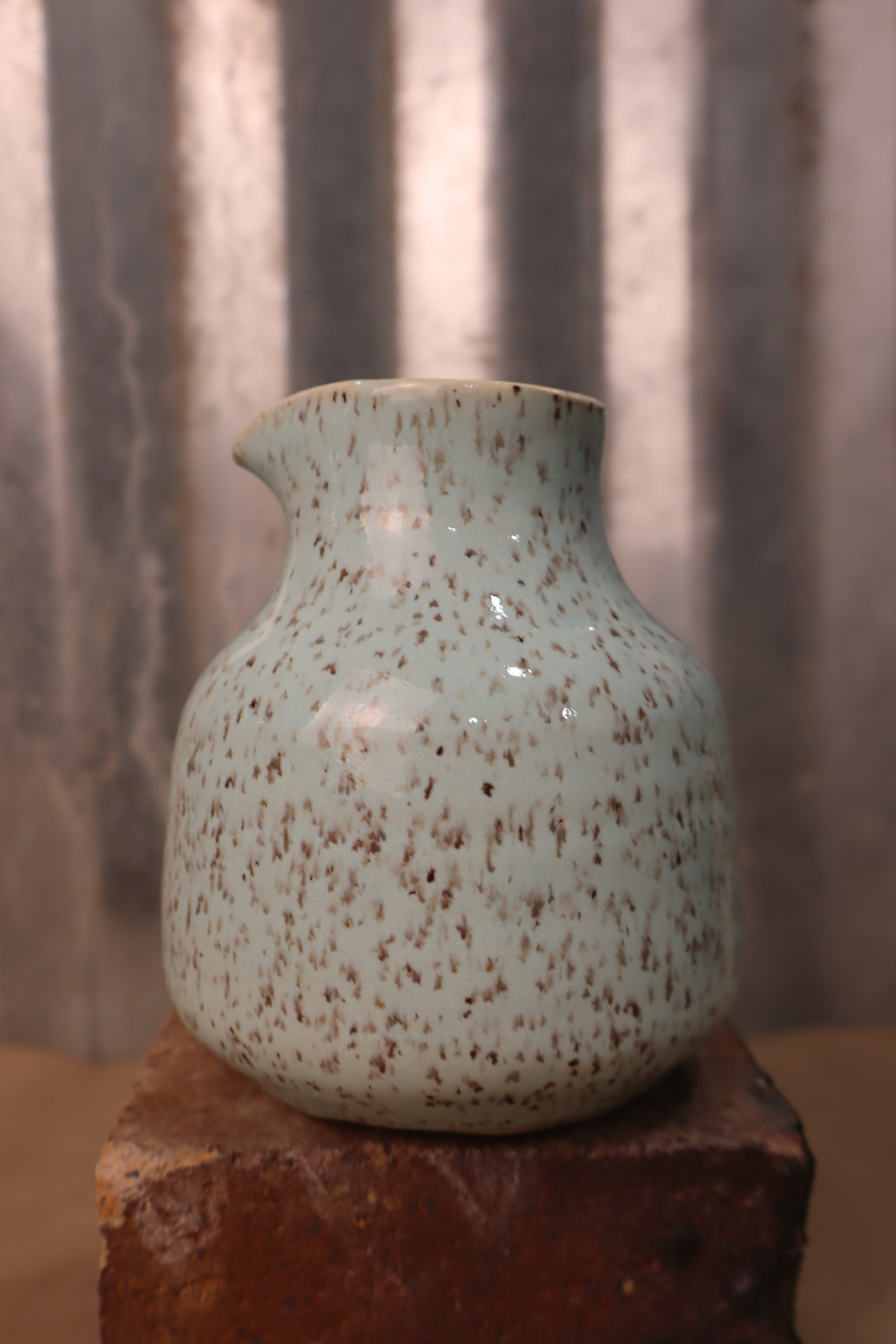 Robin's Egg Hand Pitcher