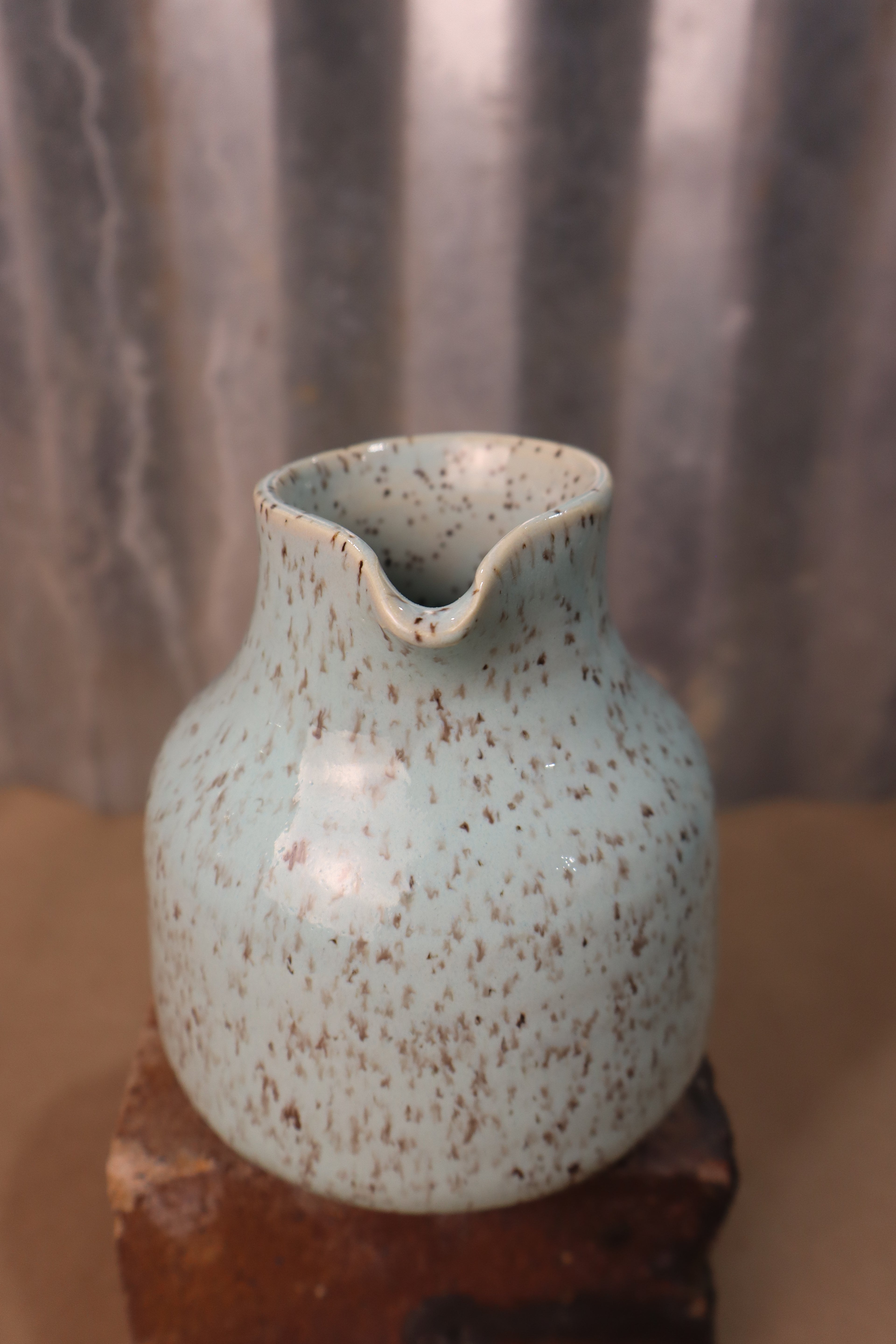 Robin's Egg Hand Pitcher